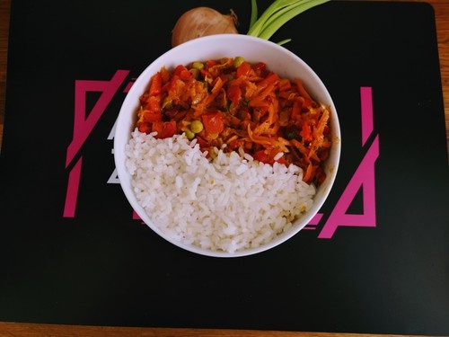 Chakalaka z ryżem