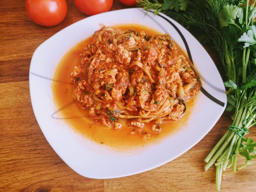 Spaghetti z cukinii