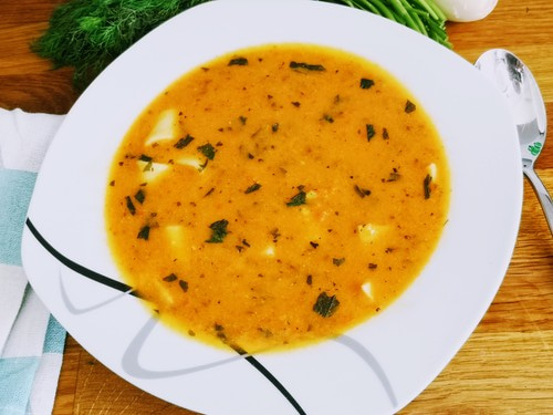 Zupa krem pomidorowo-paprykowa