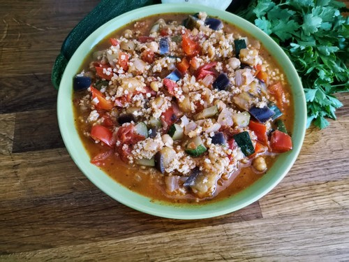 Ratatouille z kaszą jaglaną