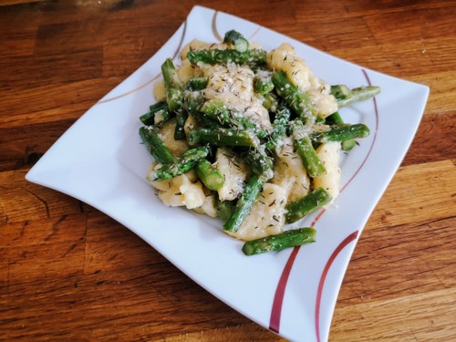 Gnocchi ze szparagami